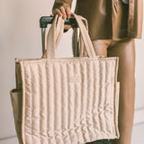 Maedn Bags - Oat Cream quilted tote