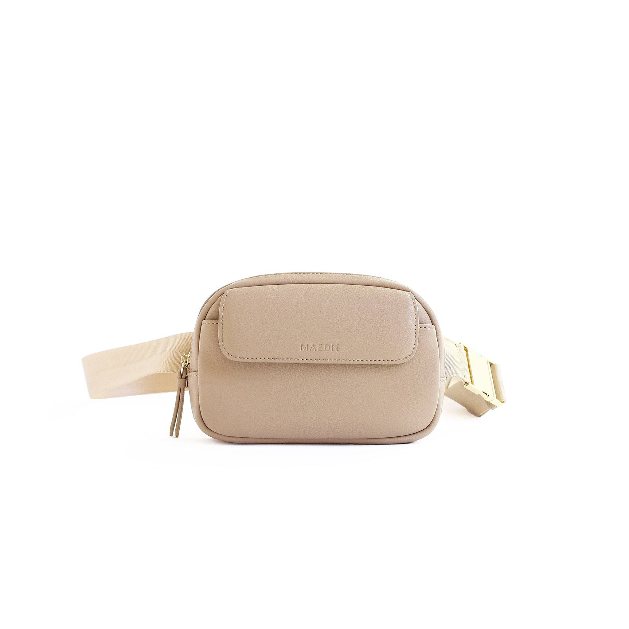 Taupe Anywhere Belt Bag - Māedn