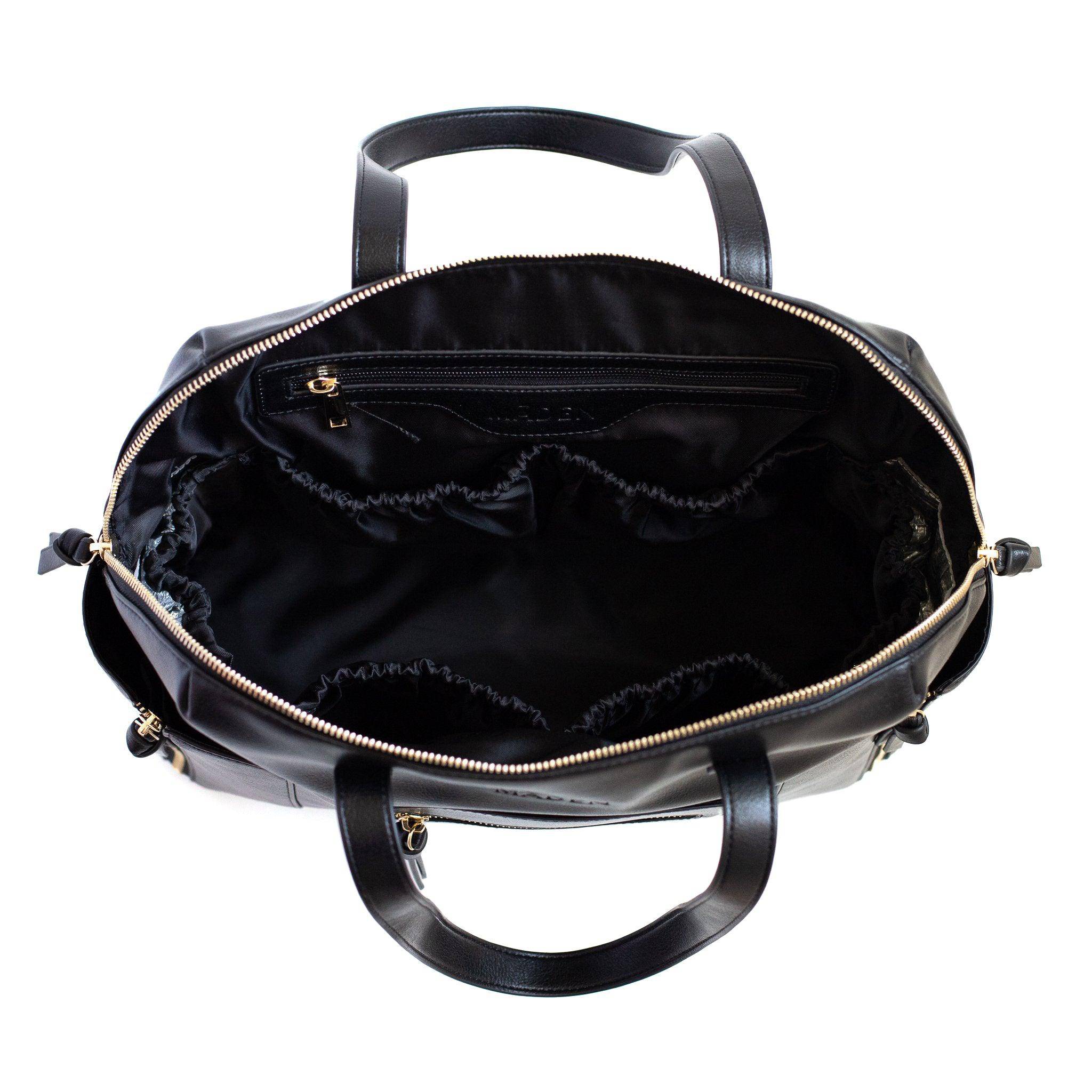 Black Carryall Convertible Tote - Māedn