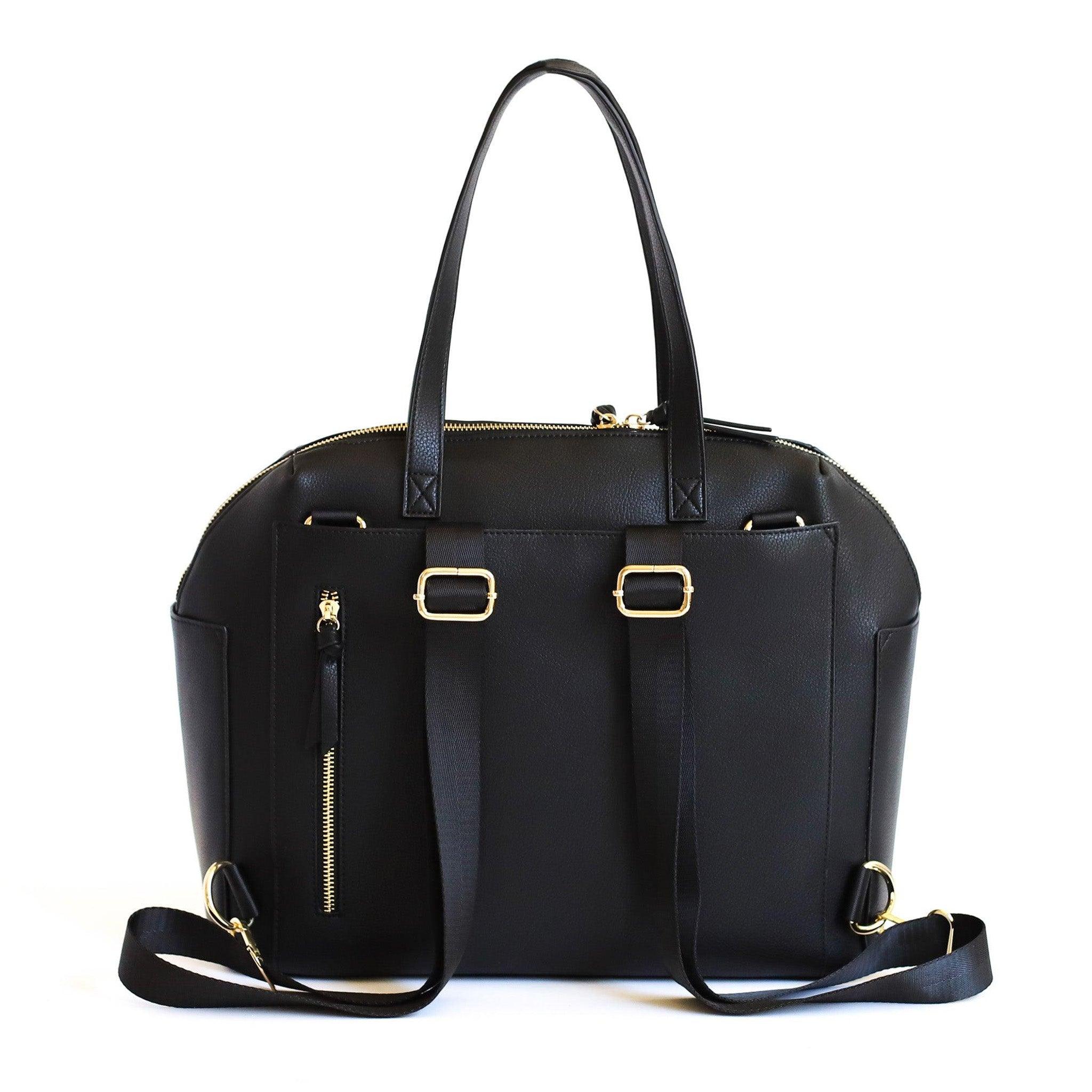 Black Carryall Convertible Tote - Māedn