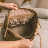 Taupe Carryall Convertible Tote - Māedn Bags