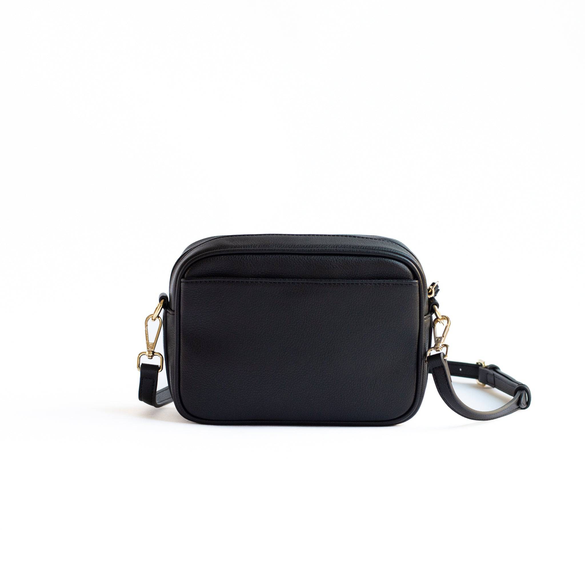 Black Classic Zip Crossbody - Māedn