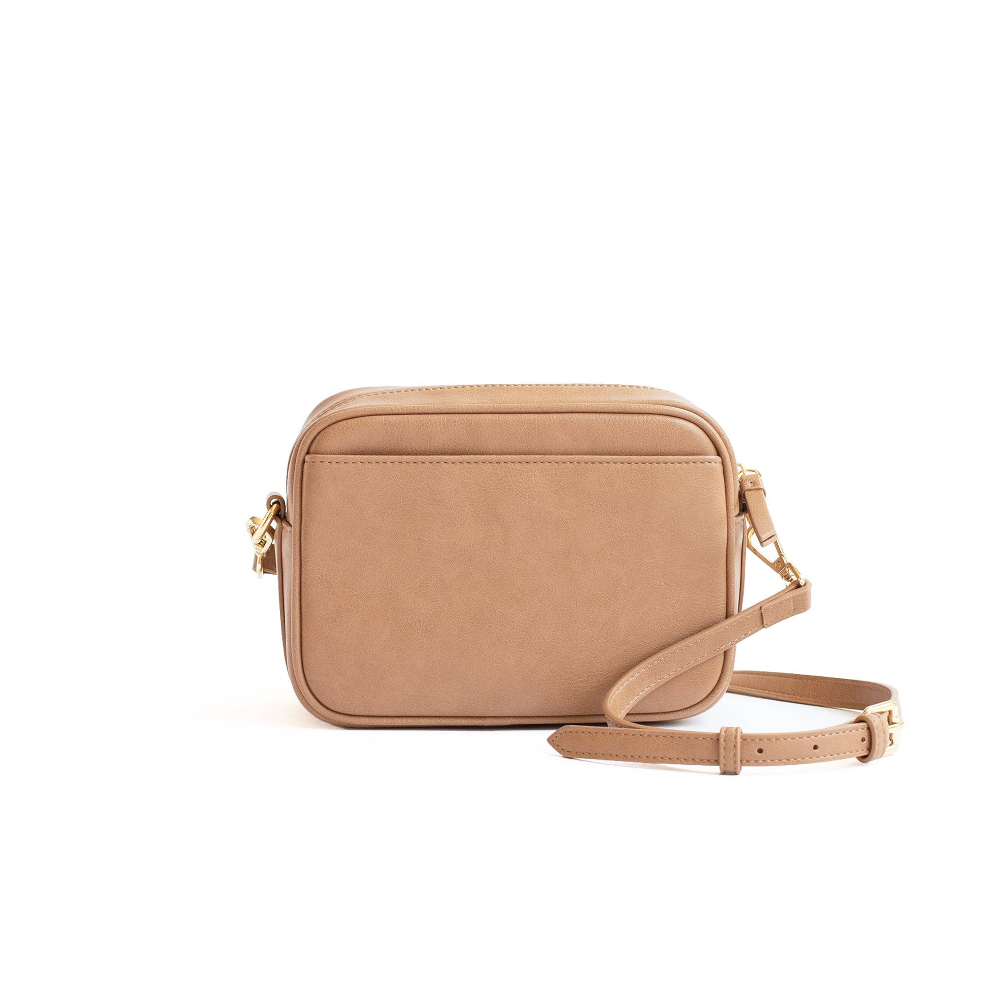 Camel Classic Zip Crossbody - Māedn