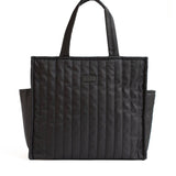 Black Quilted Tote - Māedn