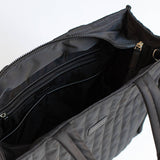 Black Quilted Tote - Māedn