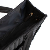 Black Quilted Tote - Māedn