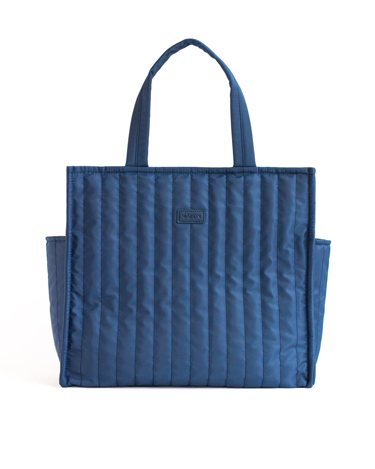 Cobalt Quilted Tote - Māedn