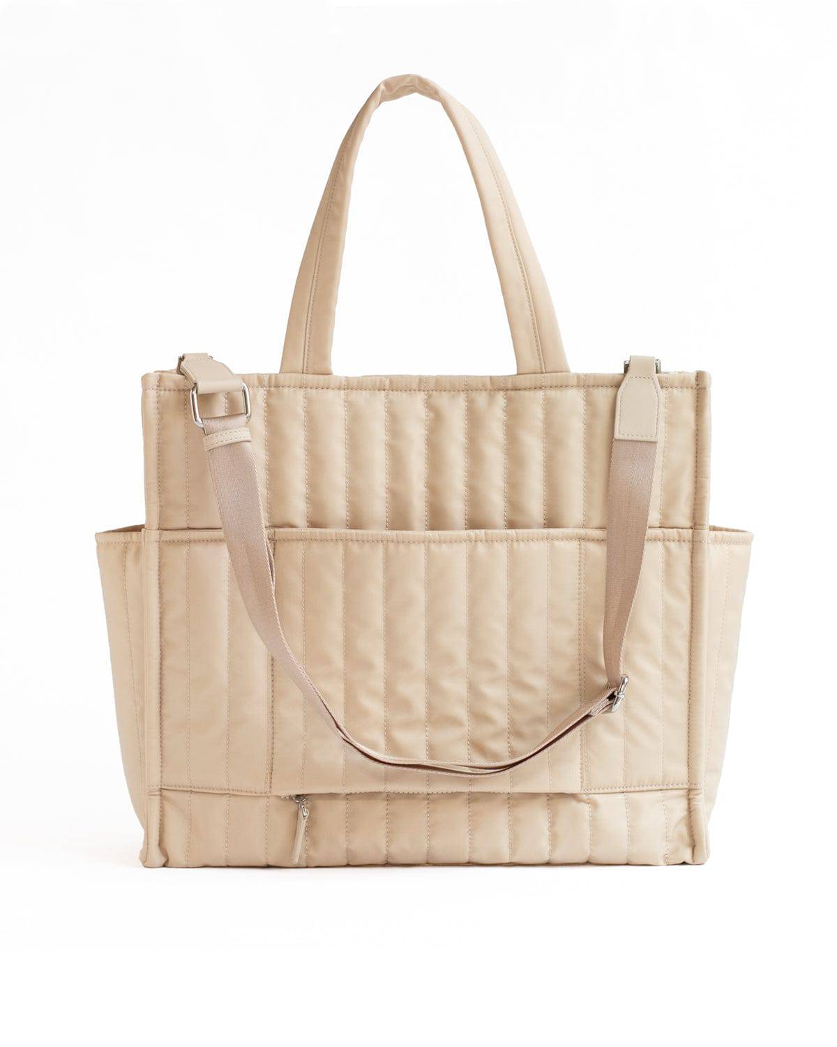 Oat Quilted Tote - Māedn