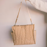 Sand Quilted Tote - Māedn