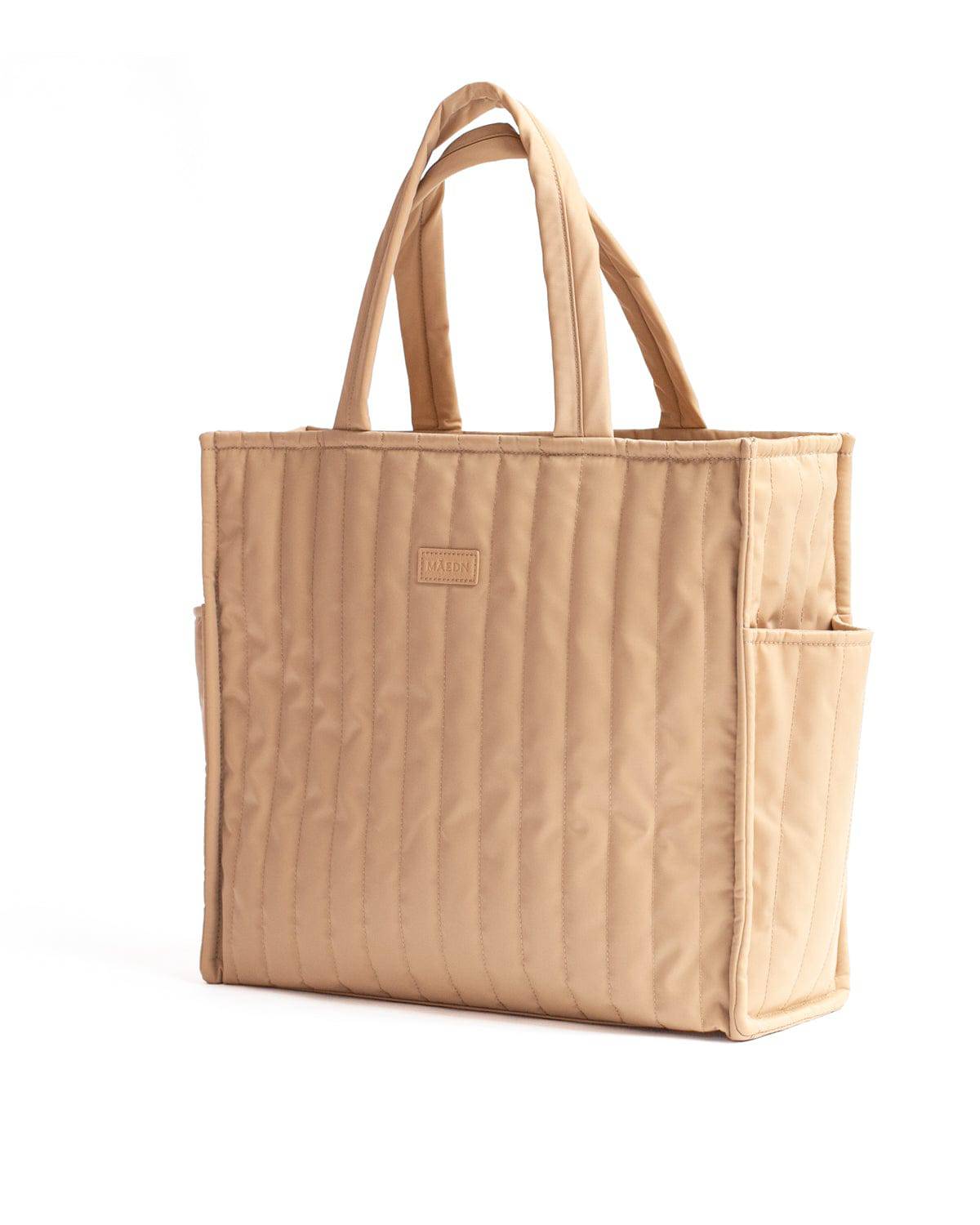 Sand Quilted Tote - Māedn