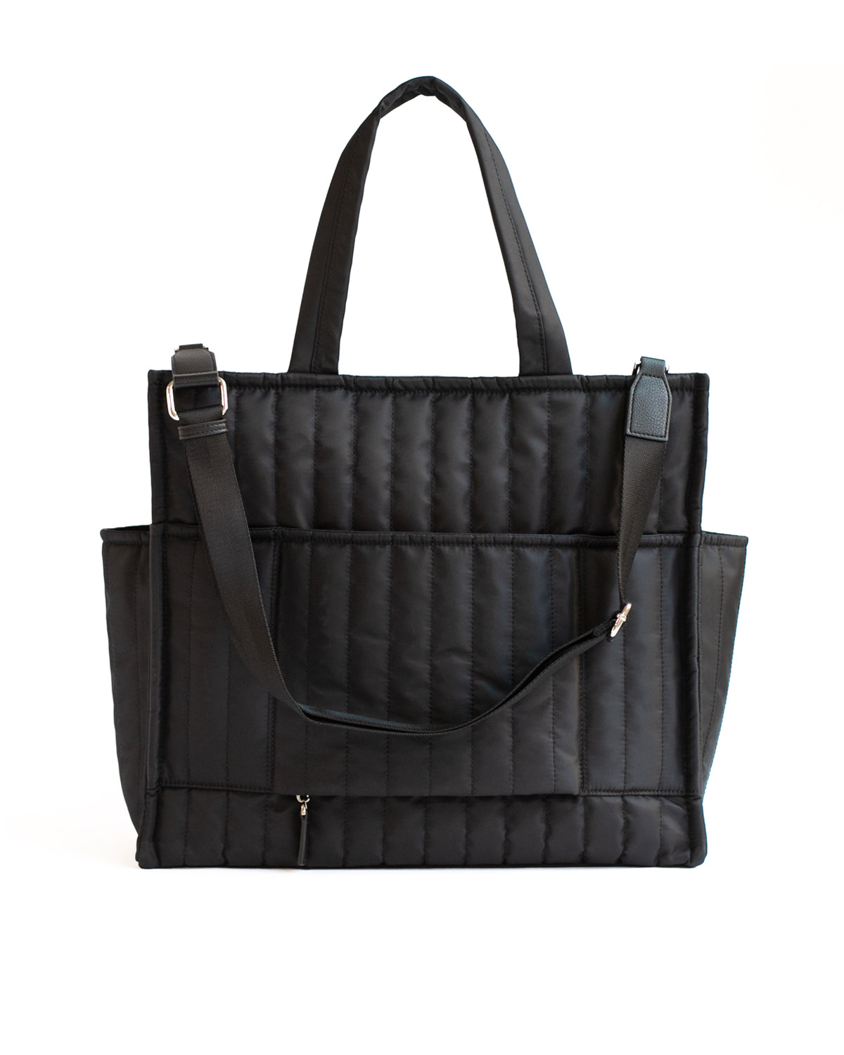 Maedn Bags - black quilted tote