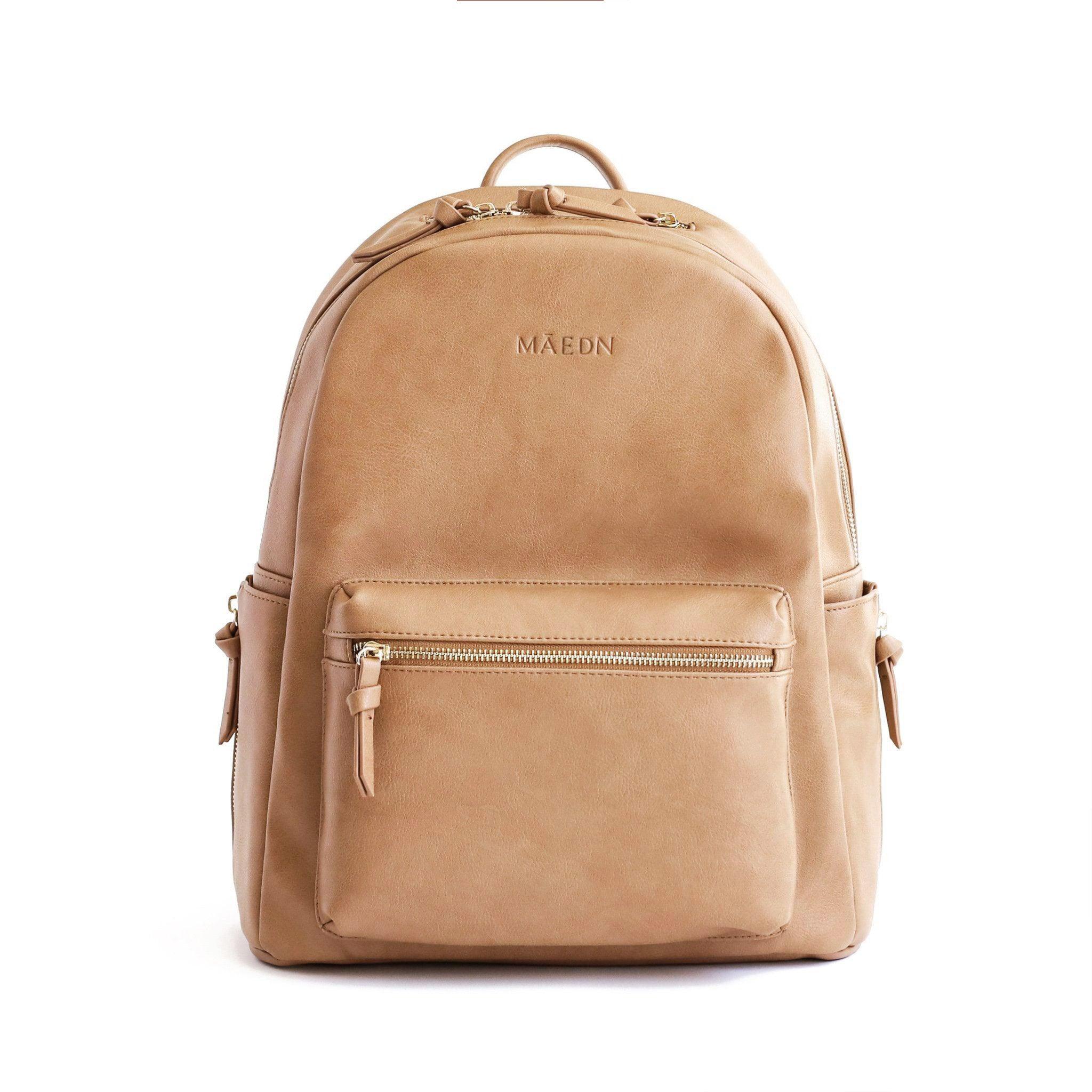 Buy PERKED Eclipse Backpack from made up of Leather for Men and Women in  Camel color at Amazon.in
