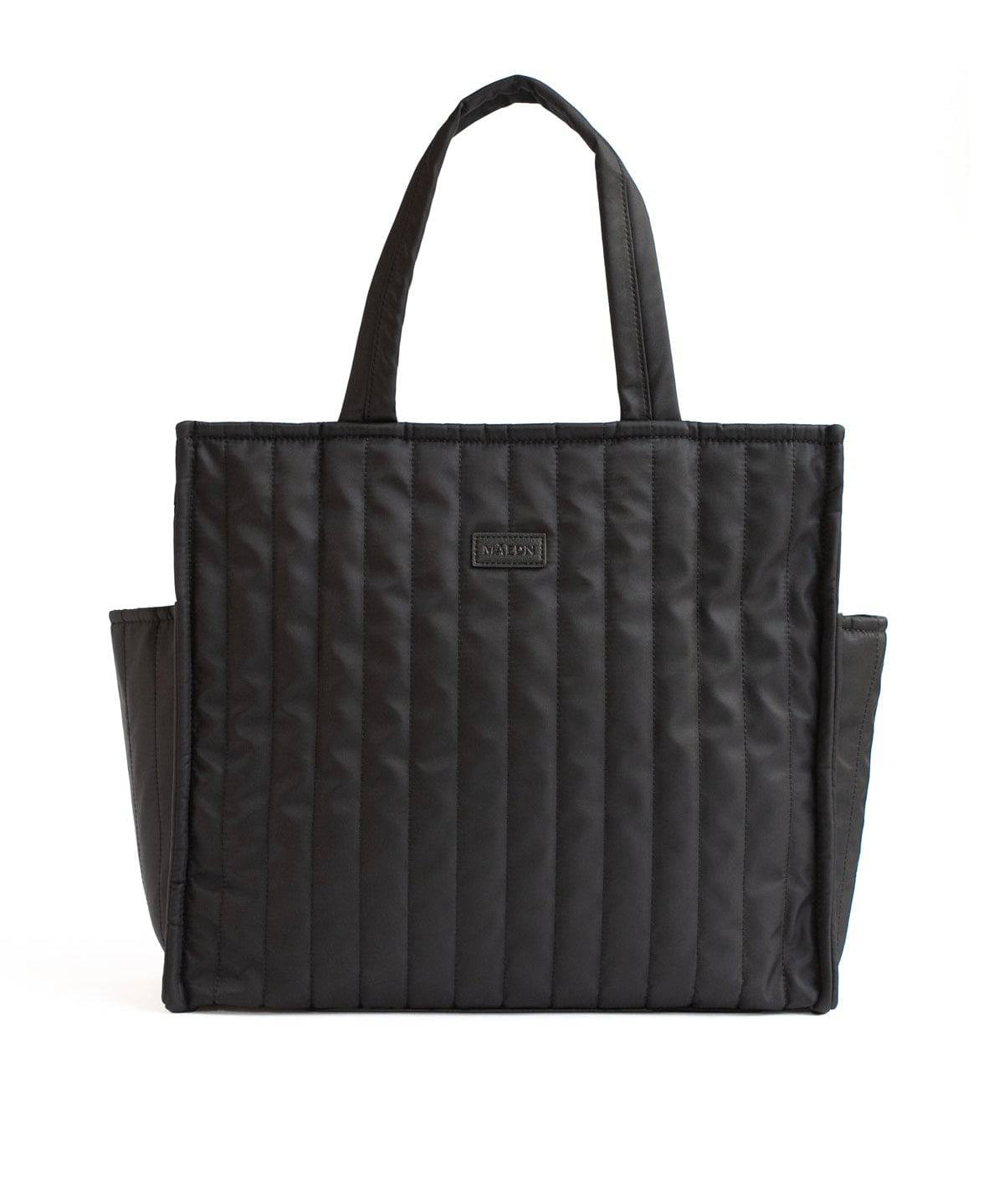 Black Quilted Tote - Māedn