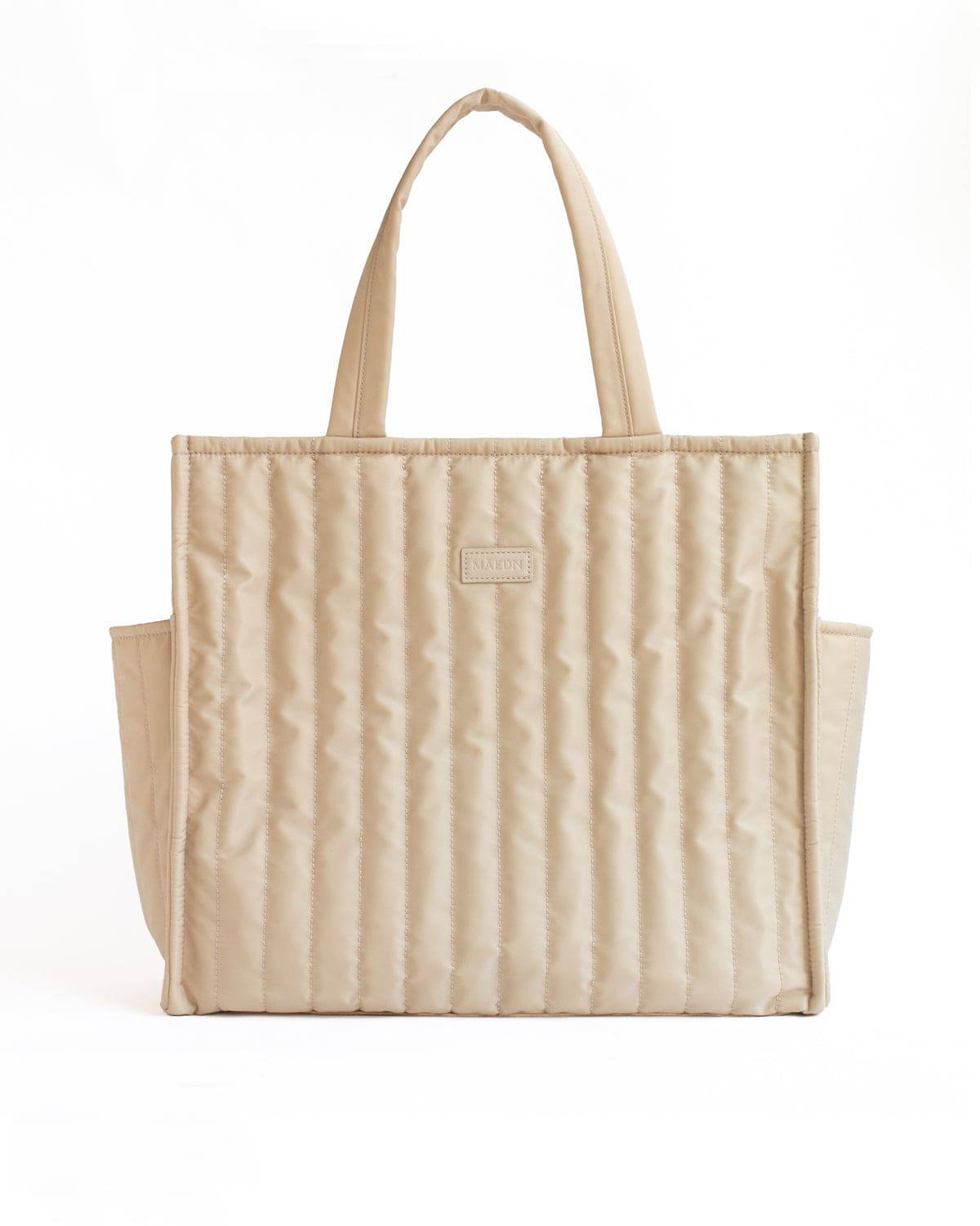 Oat Quilted Tote - Māedn