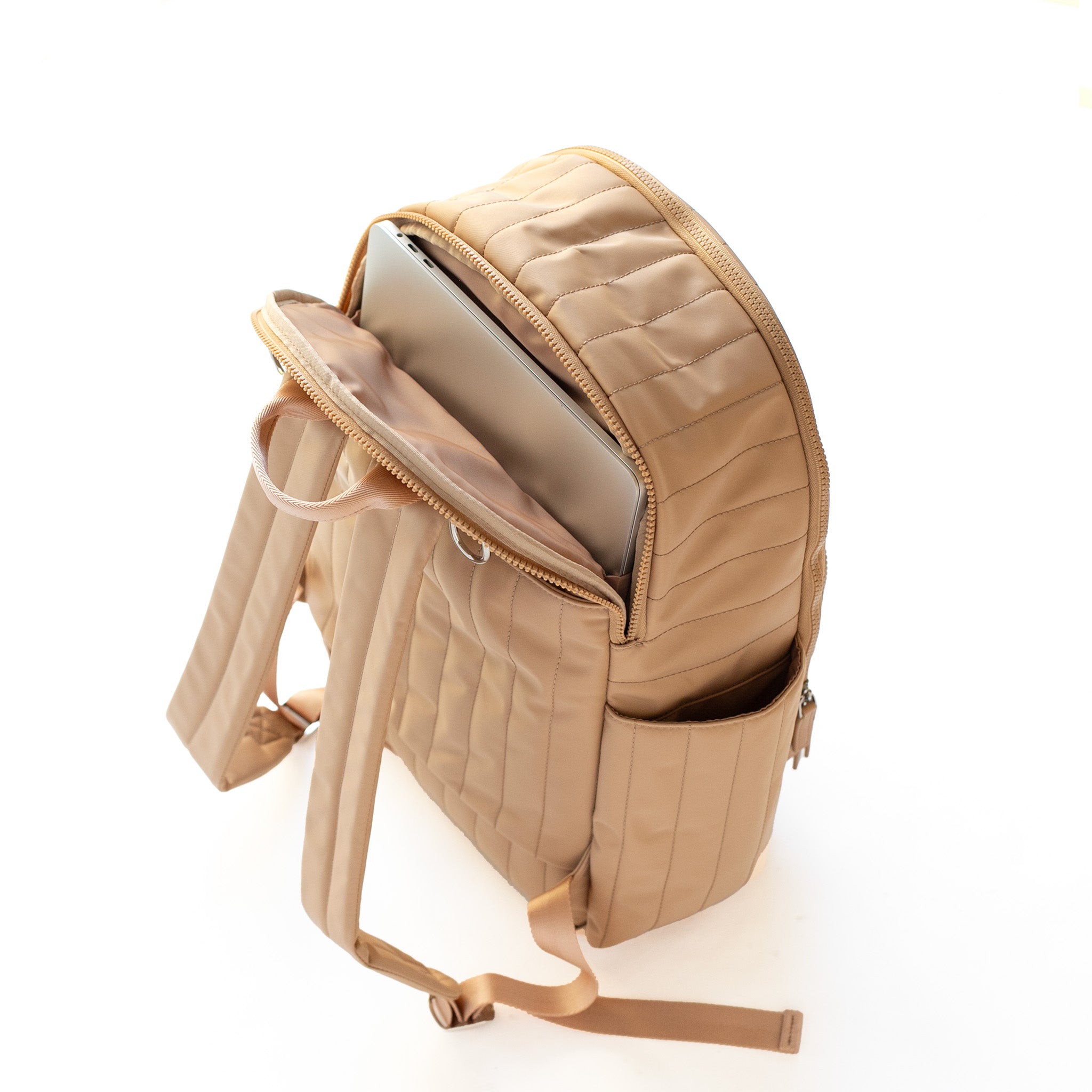 Maedn popular medium camel backpack